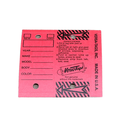 VERSA-TAGS RED