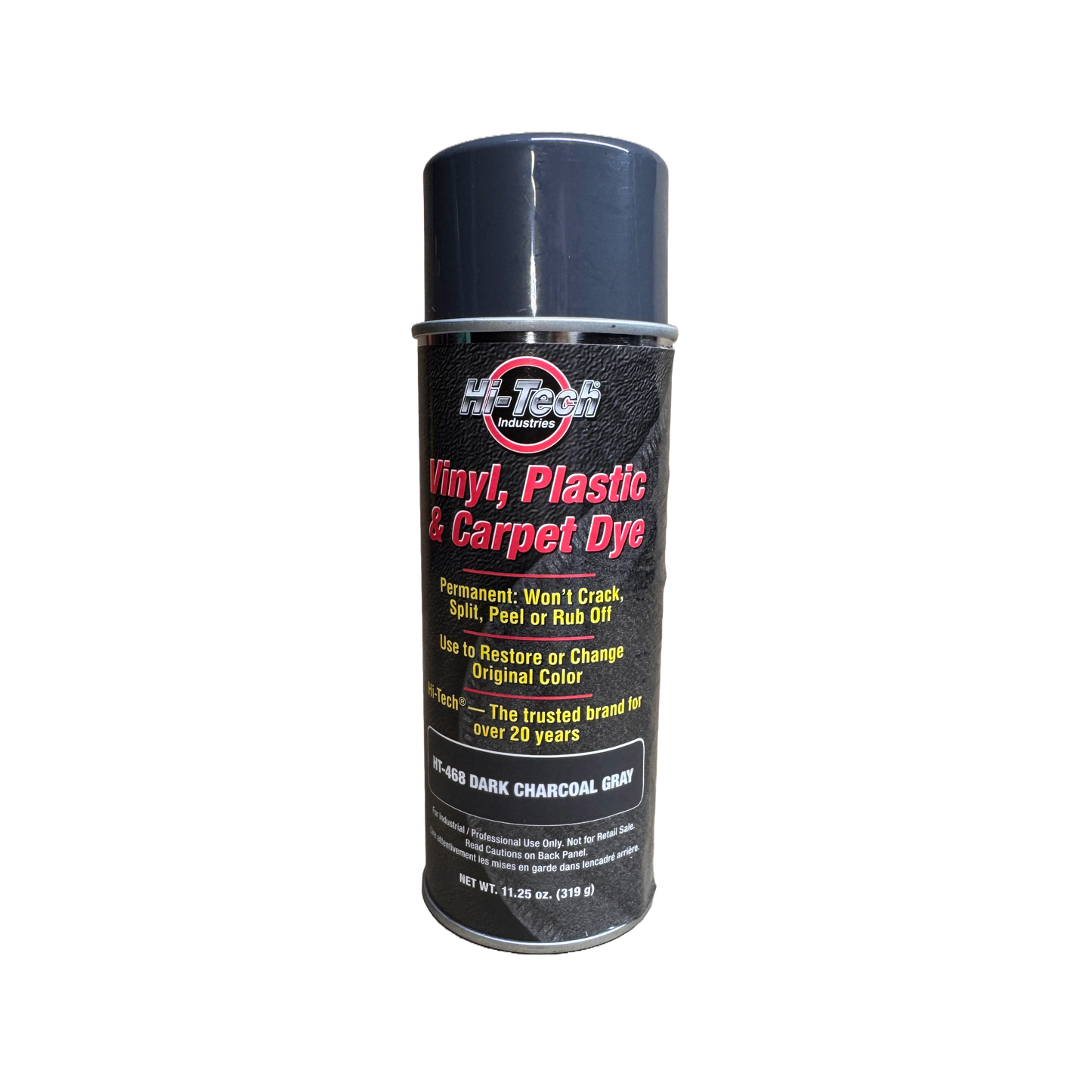 DARK CHARCOAL GRAY  HI-TECH VINYL PLASTIC & CARPET DYE