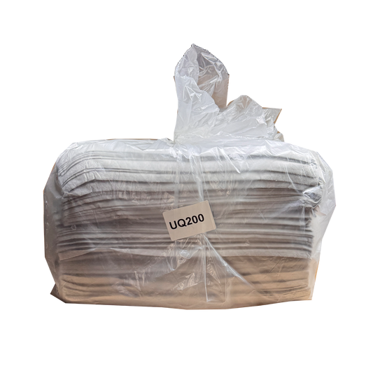 Light-weight sorbent pads, GRAY, SONIC BONDED PADS, 15"X17", 200/CS